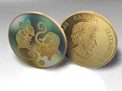 Gold Market Chart, $150 Royal Canadian Mint Chinese Lunar Calendar Gold Hologram Coin